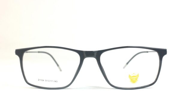 MEN Full SHELL Frame Rectangular BLACK PECFSBK1104 02