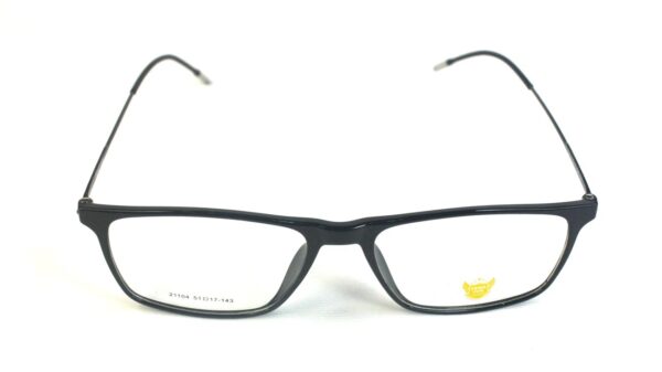 MEN Full SHELL Frame Rectangular BLACK PECFSBK1104 05