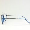 Men Eyeglasses Full SHELL Frame Rectangle BLUE PECFSBL1801 01