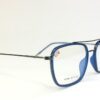 Men Eyeglasses Full SHELL Frame Rectangle BLUE PECFSBL1801 02