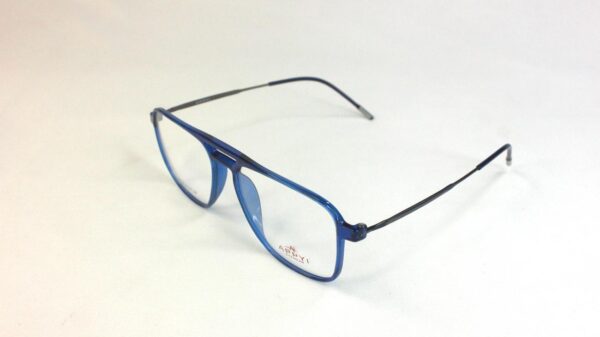 Men EyeGlasses Full SHELL frame Rectangular BLUE PECFSBL1105 03