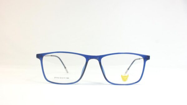 Men Eyeglasses FullSHELL Frame Rectangular BLUE PECFSBL1112 02