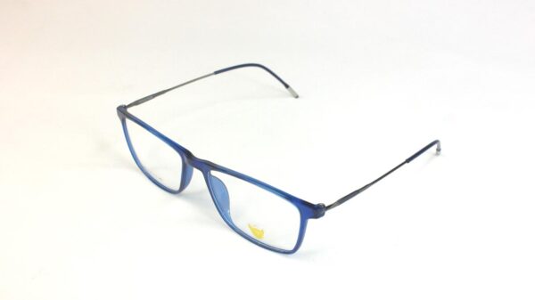 Men Eyeglasses FullSHELL Frame Rectangular BLUE PECFSBL1112 04