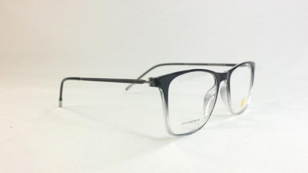 Black with White Men full Frame eyeglasses PECFSBK1103 01