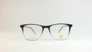 Black with White Men full Frame eyeglasses PECFSBK1103 02