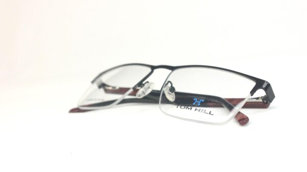 Paarvaieyecare.com Half metal frames eyeglasses PECHMBK4008 05