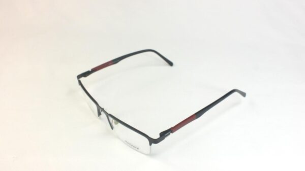 Paarvaieyecare Half metal frames eyeglasses PECHMBK8006 01